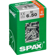 Spax TX 6x50 uppokanta yleisruuvi
