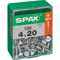 Spax TX 4x20 uppokanta yleisruuvi