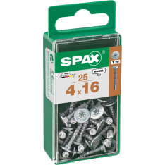 Spax TX 4x16 leveäkanta kalusteruuvi