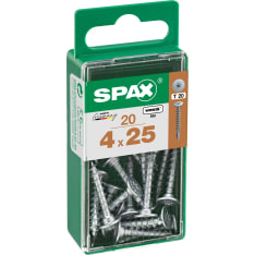 Spax TX 4x25 leveäkanta kalusteruuvi