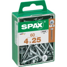 Spax TX 4x25 leveäkanta kalusteruuvi
