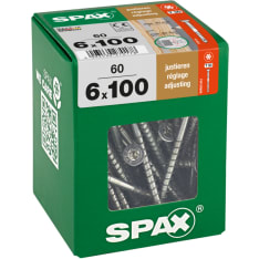 SPAX Distance screw T-STAR plus WIROX A9J 6x100 XL 60 pcs