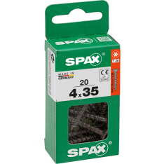 SPAX Universal countersunk T-STAR plus full thread black A2T 4x35 S 20 pcs
