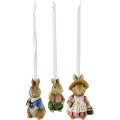 Villeroy & Boch Spring Fantasy Accessories 4x2.8x7.1 cm Bunnies hanging decoration