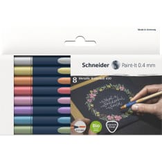 Schneider Paint it Metallic 8 pcs Roller Pen