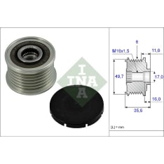 Schaeffler INA 535 0016 10 Vapaakytkin laturi