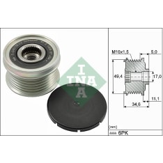 Schaeffler INA 535 0155 10 Vapaakytkin laturi
