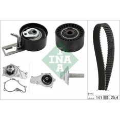 Schaeffler INA 530 0578 30 Timing belt set with water pump