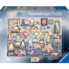 Ravensburger Crazy Cats Christmas Crackers 1000p puzzle