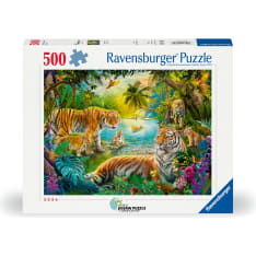 Ravensburger Tiger Family In The Oasis 500p puzzle