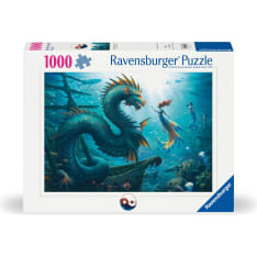 Ravensburger Enchanted Depths Dragon Mermaid 1000p puzzle