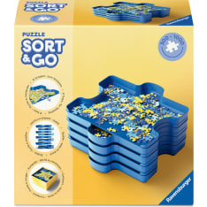 Ravensburger palapelin lajittelulaatikot, 8 kpl