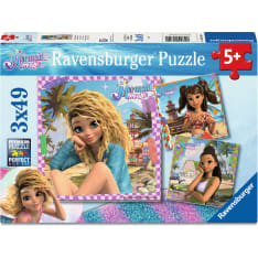 Ravensburger Mermaid Magic 3x49-piece jigsaw puzzle