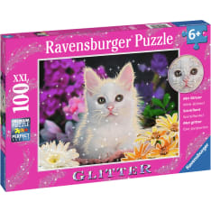 Ravensburger White Kitten Glitter 100p puzzle