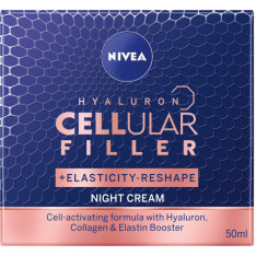 Nivea 50ml Cellular Hyaluron Filler + Elasticity-Reshape Night Cream -yövoide