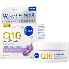Nivea Q10 Anti-Wrinkle Sensitive Soothing SK15 50ml päivävoide