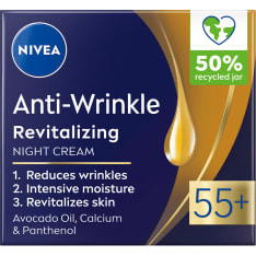 Nivea Anti-Wrinkle + Revitalizing Night Cream 55+ 50 ml yövoide