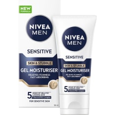 Nivea Men Sensitive Skin & Stubble Gel Moisturiser 50 ml geelivoide
