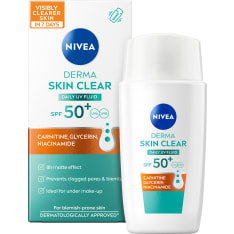 Nivea Derma Skin Clear Daily UV Fluid SK50+ 40ml päivävoide