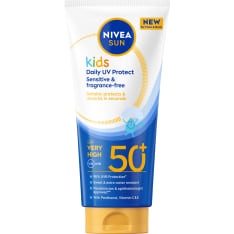 Nivea Sun Kids Daily UV Protect Sensitive SK50+ 100ml hajusteeton aurinkosuojavoide