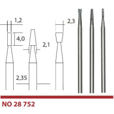 Proxxon 3 parts Carbide cutter blade