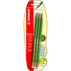 Stabilo Greengraph rubber tip pencil HB 3 pcs