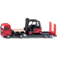 Siku MAN Truck With Linde Forklift: lorry and forklift truck