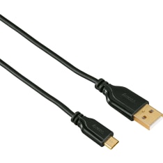 Hama USB-USB-Micro B 0.75m johto