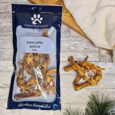 Kaikenkarvaiset kanan jalka natural n. 200 g koiran herkku