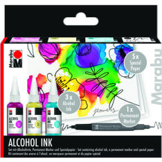 Marabu Alcohol Ink Set Flowers