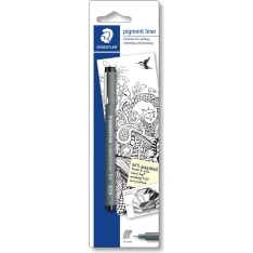 Staedtler Pigment Liner 0.2 mm black fiber tip pen