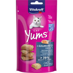 Vitakraft Cat Yums 40 g lohi & omega kissan makupala