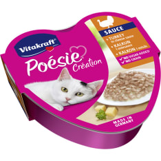 Vitakraft Poésie 85 g kalkkunaa juustokastikkeessa kissan märkäruoka