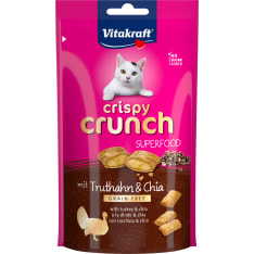 Vitakraft Crispy Crunch Kalkkuna+Chia 60 g Kissanherkku