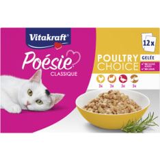 Vitakraft Poésie Classique Hyytelössä 12 x 85 g kissan märkäruoka