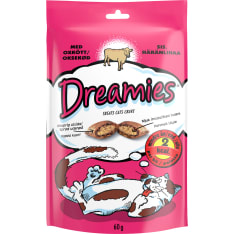 Dreamies 60 g häränlihaa kissanruoka