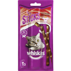 Whiskas Meat Sticks 3x18 g liha