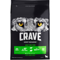 Crave 2,8 kg Lammasta & Härkää koiranruoka
