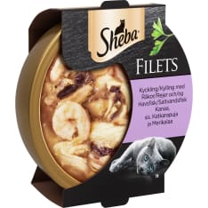 Sheba 60g Kanafile, Katkarapu ja merikala kissan märkäruoka