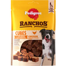 Pedigree Ranchos Cubes Kanaa 70 g koiranherkku