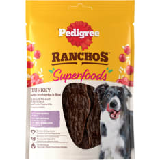 Pedigree Ranchos Superfood 70 g Kalkkuna koiranherkku