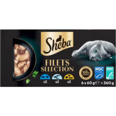 Sheba 6x60g Filets Lajitelma