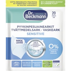 Dr. Beckmann Magic Leaves Sensitive 80 g/20 kpl pyykinpesuainearkit