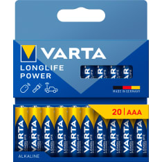 Varta Longlife Power AAA 20 kpl paristo