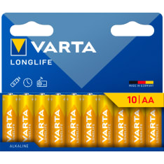 Varta Longlife AA 10 kpl paristo