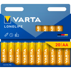 Varta Longlife AA 20 kpl paristo