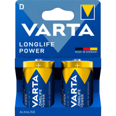 Varta Longlife Power D 2 kpl paristo