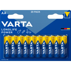 Varta Longlife Power AA 20 kpl paristo