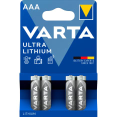 Varta Lithium Ultra AAA 4 kpl paristo