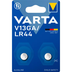Varta V13GA/LR44 1.5V 2pc button cell battery
